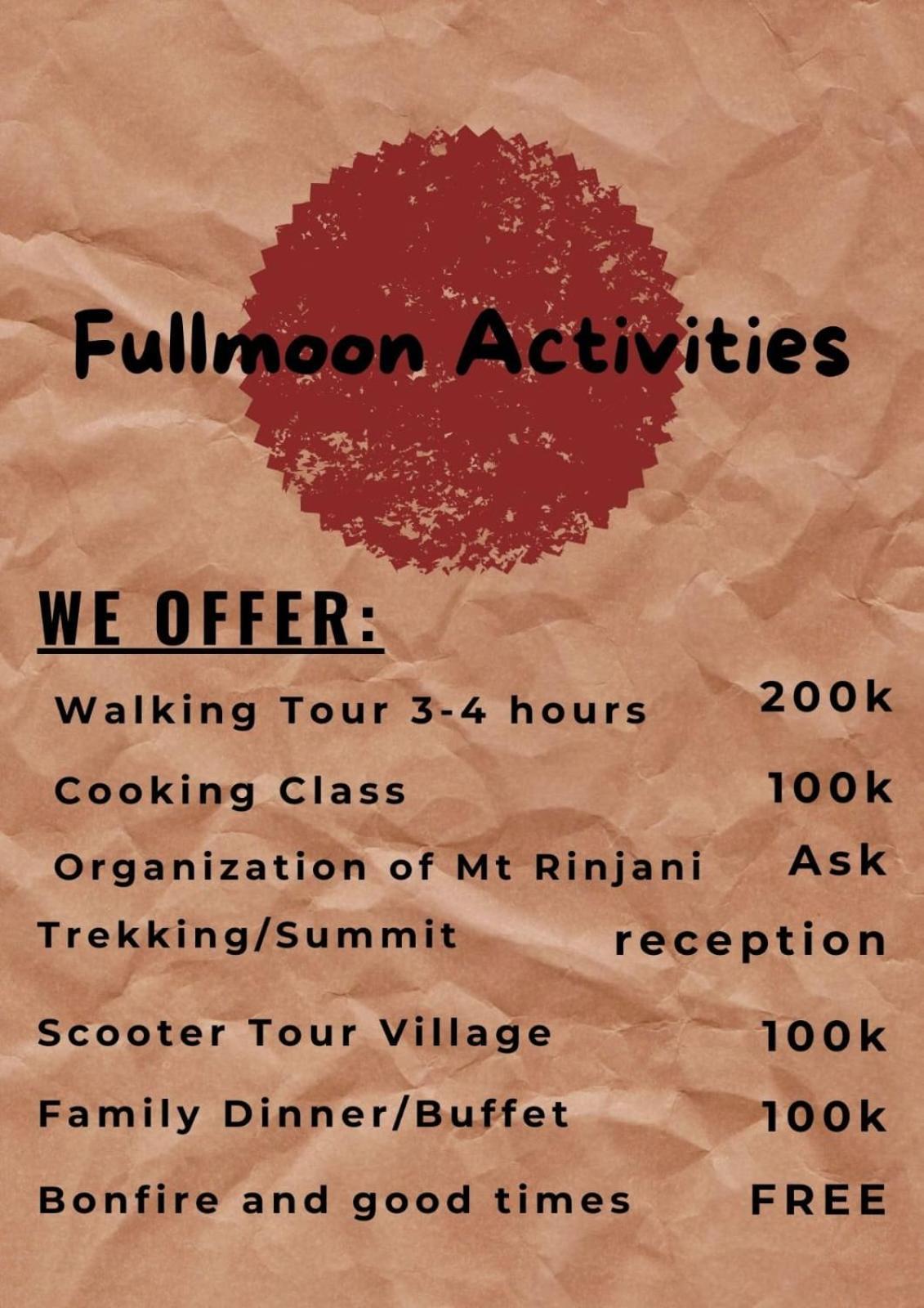 Tetebatu Fullmoon Hotel Bagian luar foto